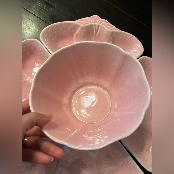 Vtg MCM CALIFORNIA CA Pottery 1940s Belmar Pink Strawberry Lazy Susan Party
Dish - Picture 10 of 16
